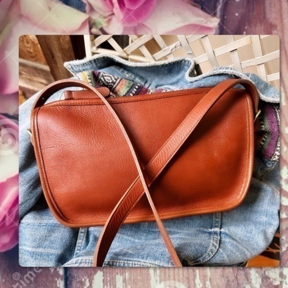 GORGEOUS VINTAGE COACH MITCHELL BRITISH TAN CROSSBODY BAG 9938